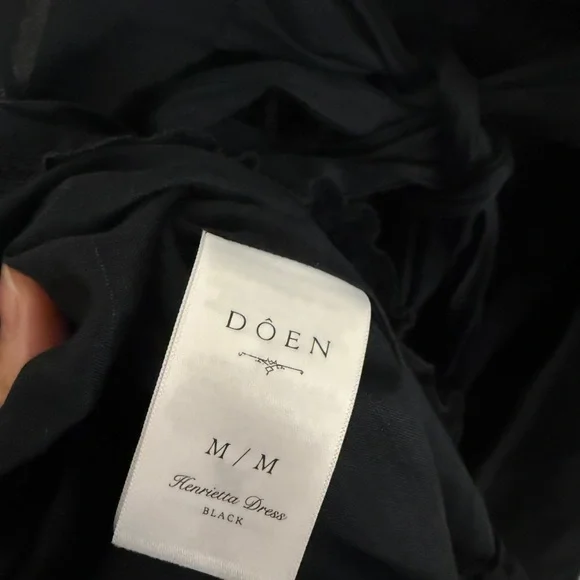 Doen Black Ruffle Mini Dress - Picture 7 of 8